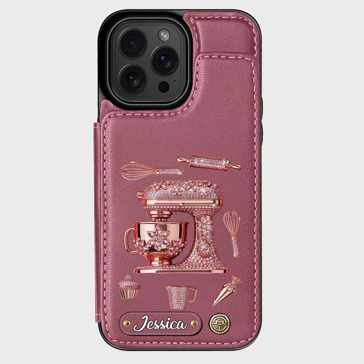 Love Baking - Personalized Baking Wallet Phone Case