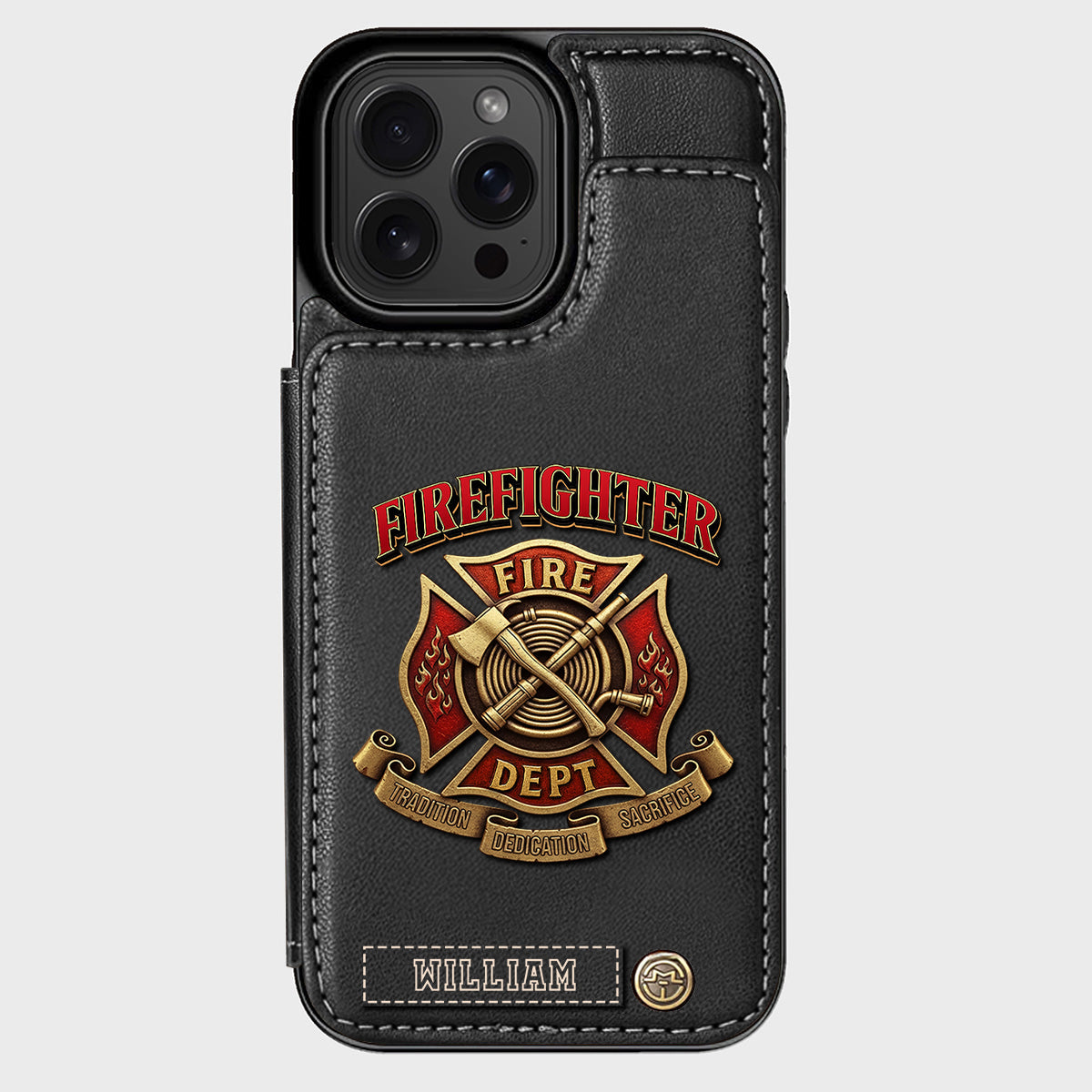 Proud Firefighter - Personalized Firefighter Wallet Phone Case