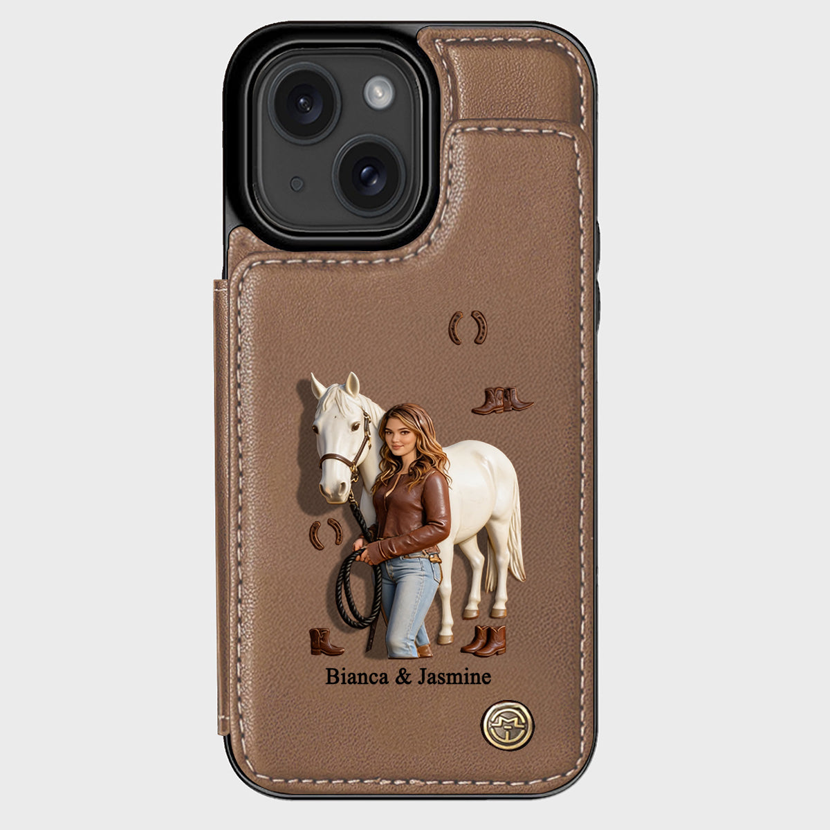 Horse Girl - Personalized Horse Wallet Phone Case