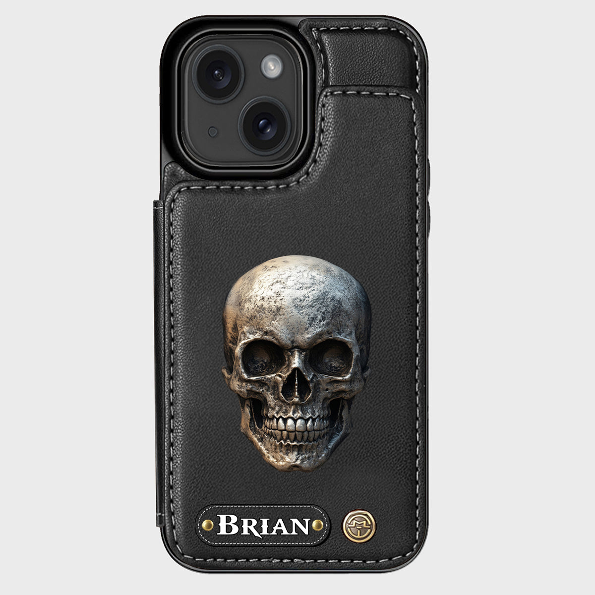You & Me We Got This - Personalized Skull Wallet Phone Case