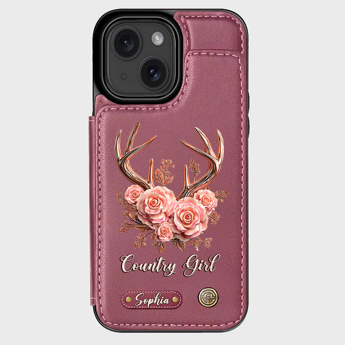 Country Girl - Personalized Hunting Wallet Phone Case