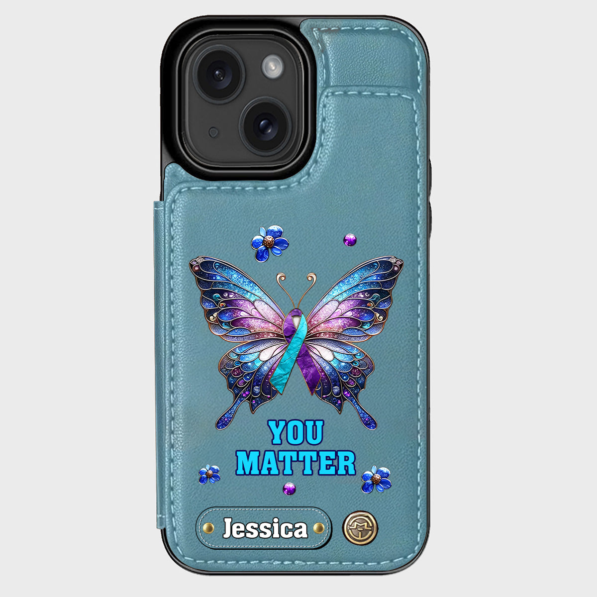 You Matter - Personalized Suicide Prevention Wallet Phone Case