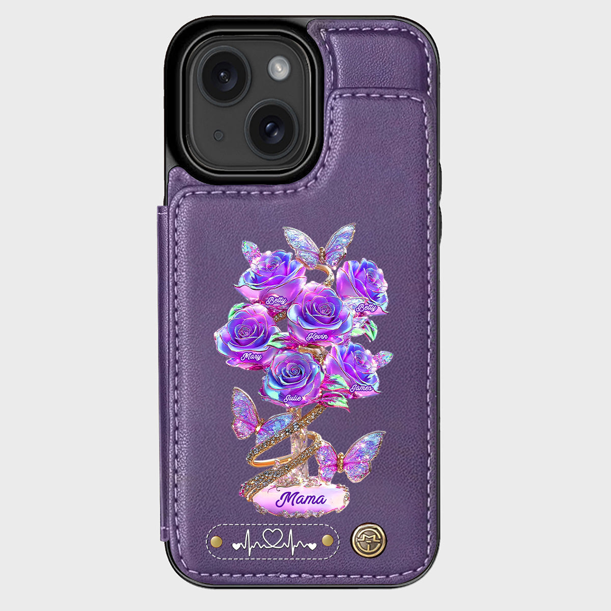 Best Mom Ever - Personalized Mother Wallet Phone Case