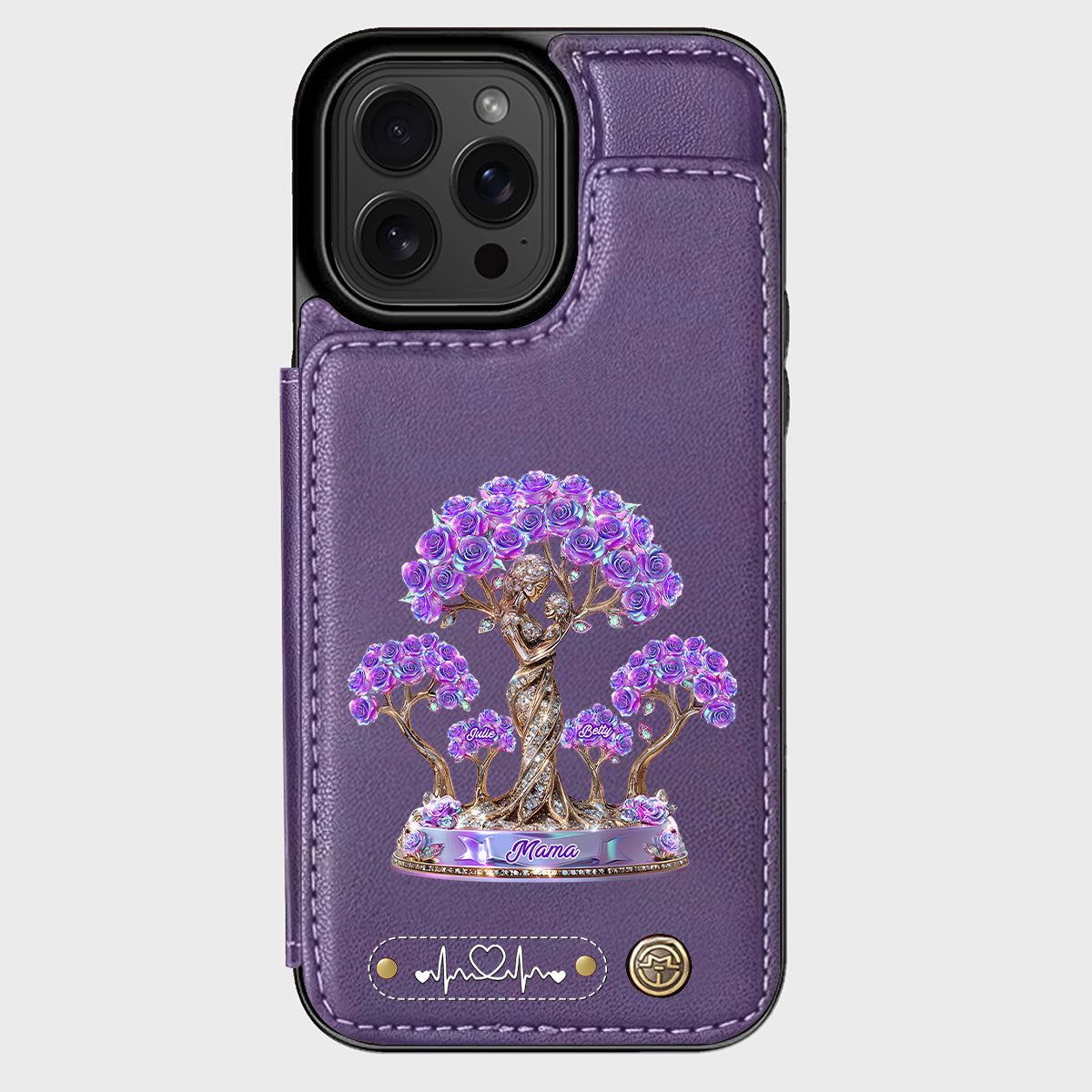 Best Mom Ever - Personalized Mother Wallet Phone Case