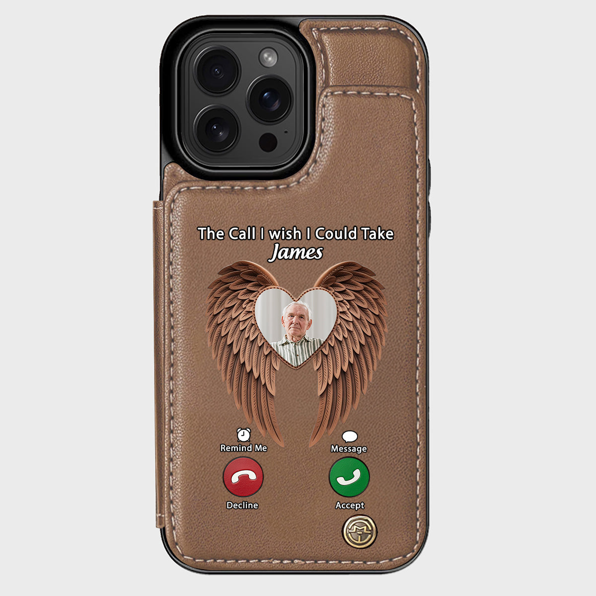 The Call I Wish I Could Take - Personalized Memorial Wallet Phone Case
