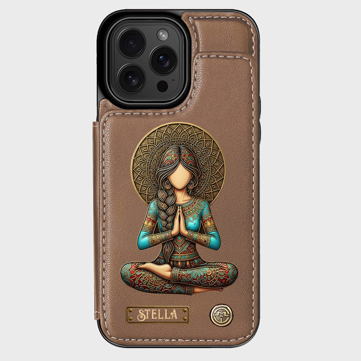 Lose Your Mind Find Your Soul - Personalized Yoga Wallet Phone Case