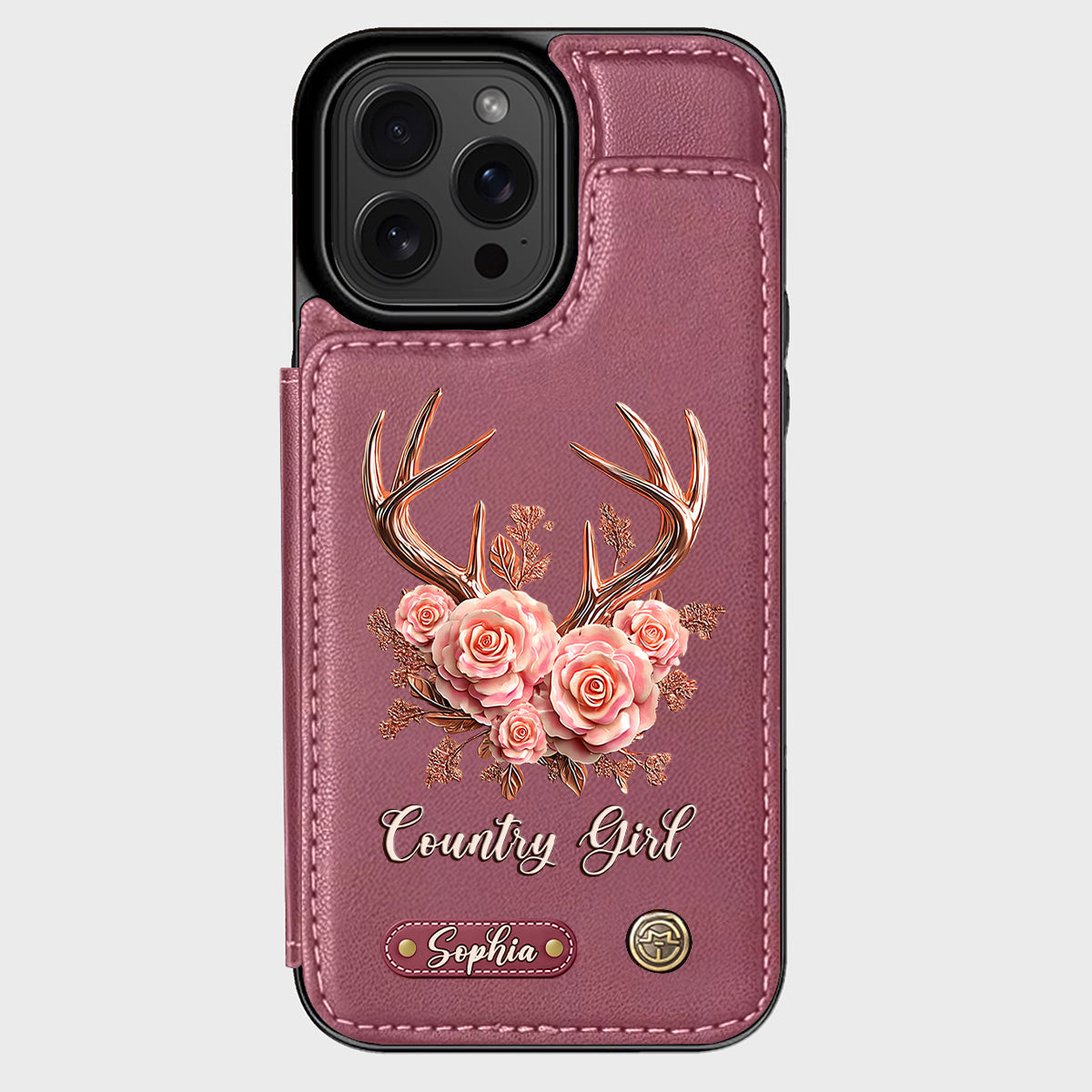 Country Girl - Personalized Hunting Wallet Phone Case