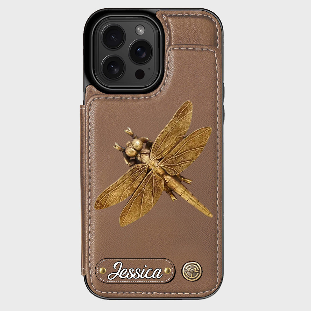 Love Garden, Beautiful Dragonfly, Butterfly, Bee, Hummingbird,... - Personalized Gardening Wallet Phone Case