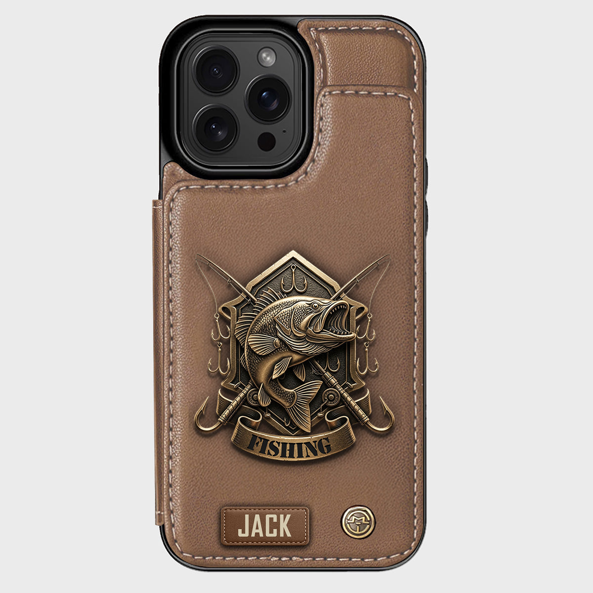 Fishing For Life - Personalized Fishing Wallet Phone Case