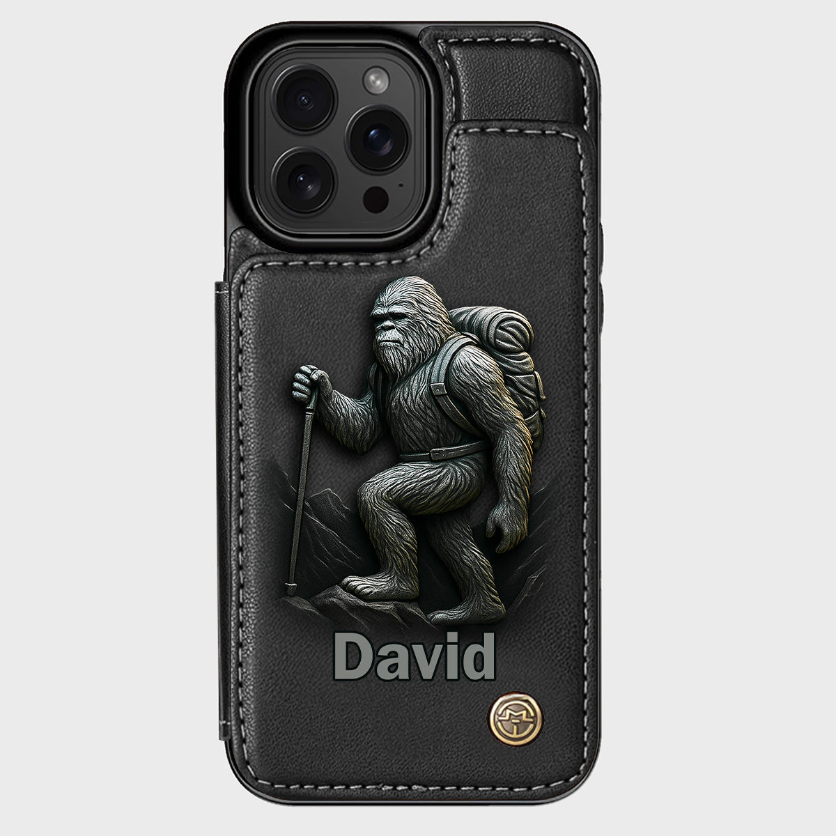 Sasquatch - Personalized Hiking Wallet Phone Case