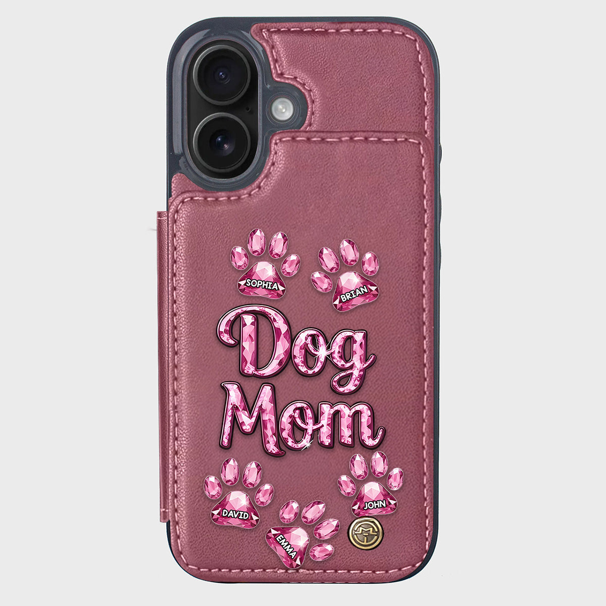 Dog Mom - Personalized Dog Wallet Phone Case