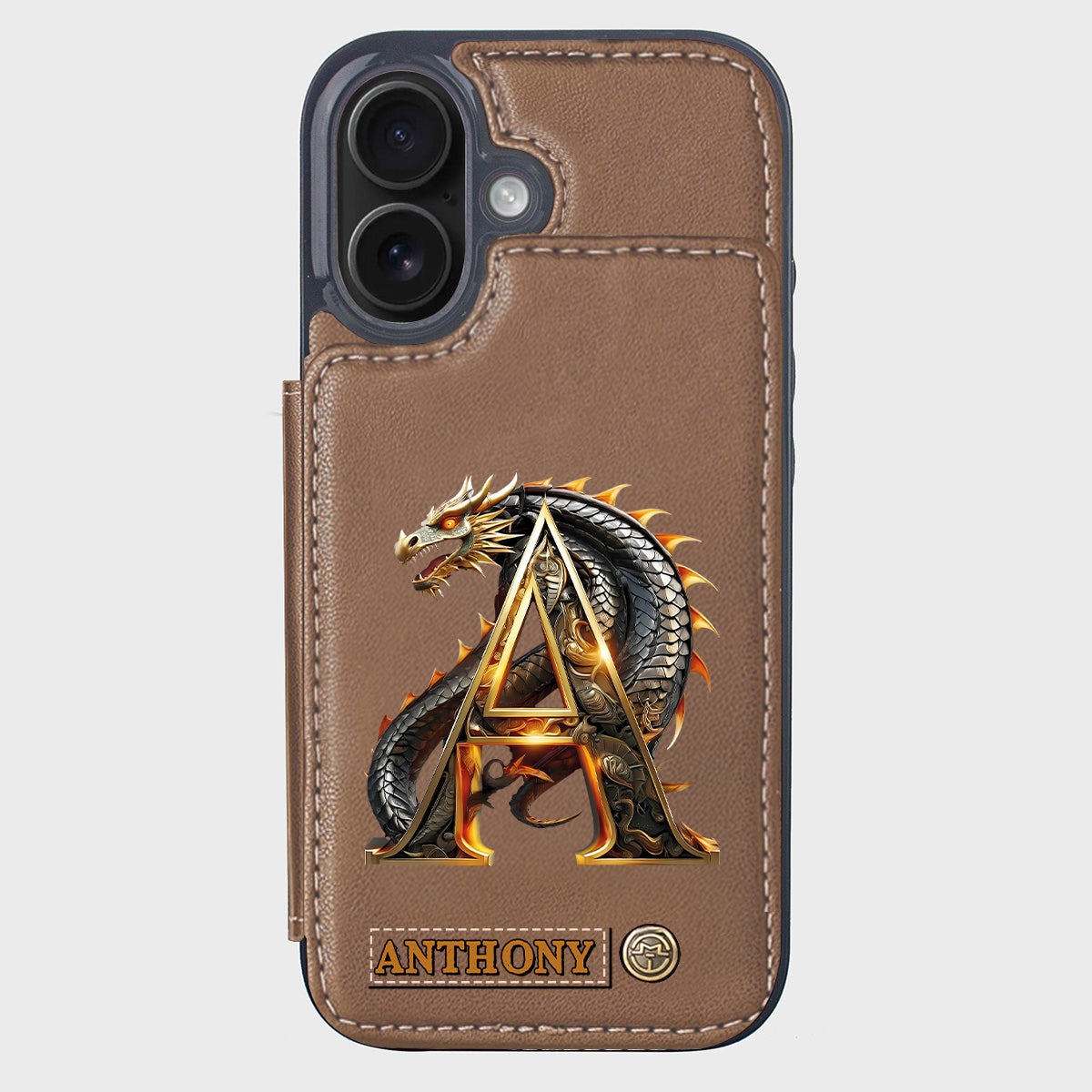 Love Dragons - Personalized Dragon Wallet Phone Case