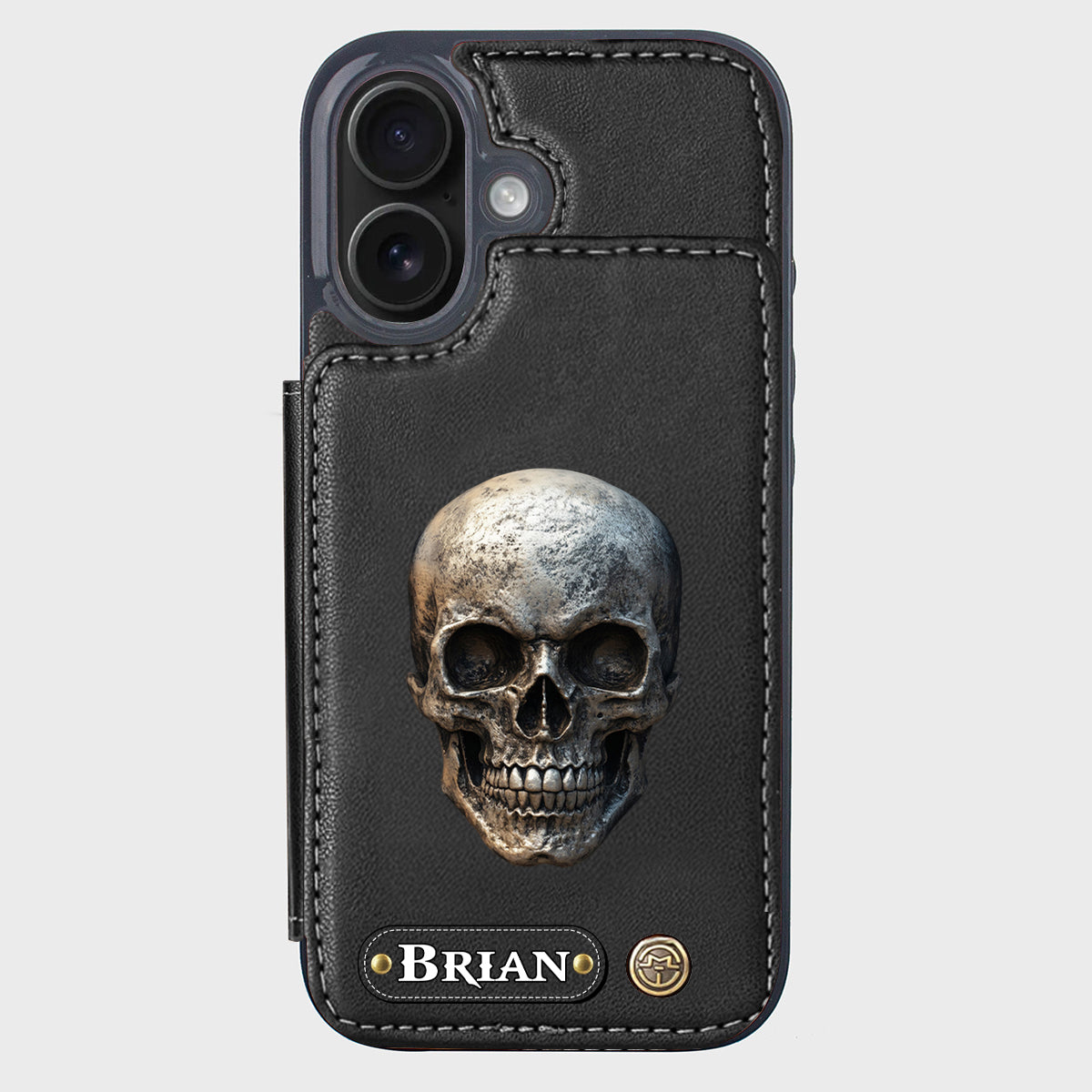 You & Me We Got This - Personalized Skull Wallet Phone Case