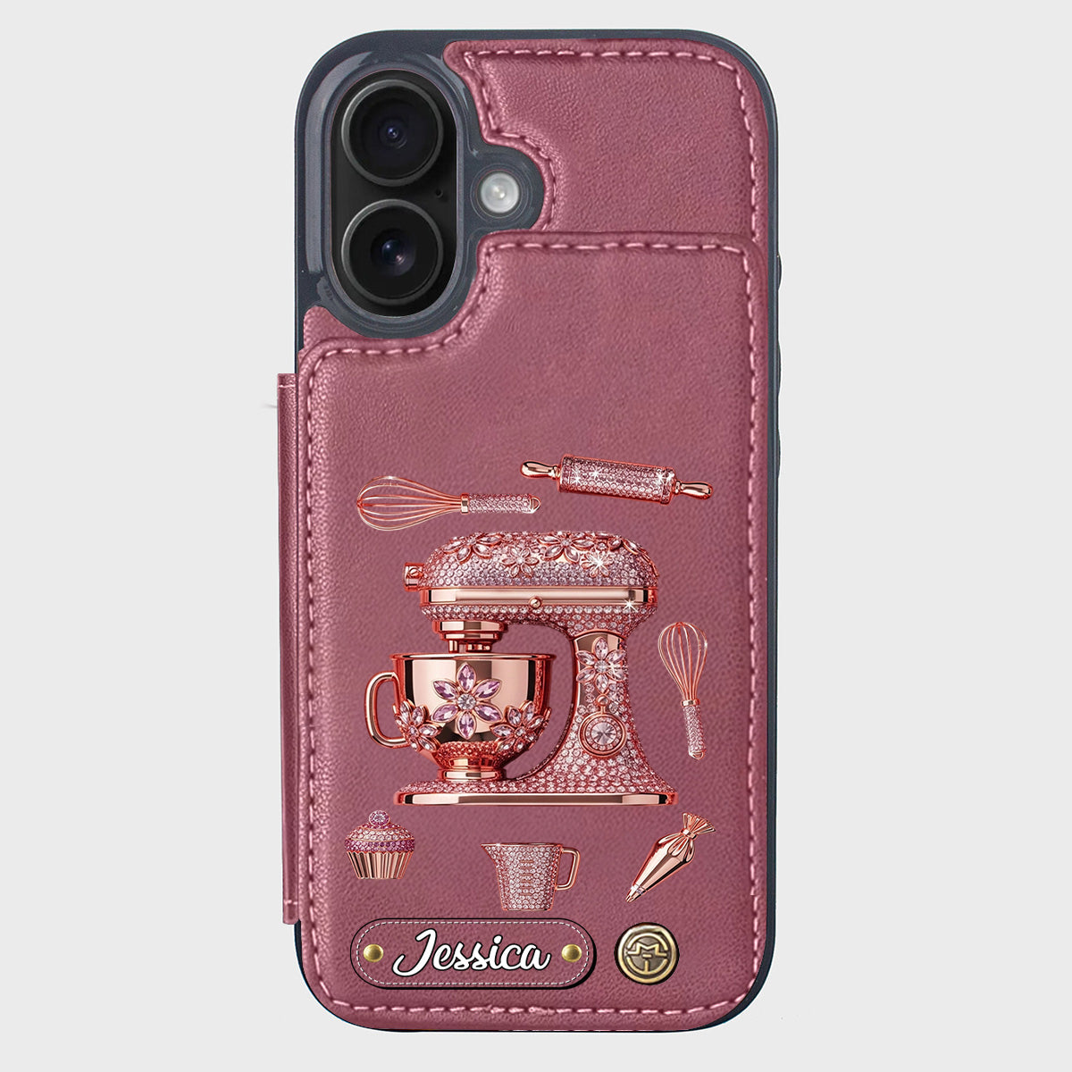 Love Baking - Personalized Baking Wallet Phone Case