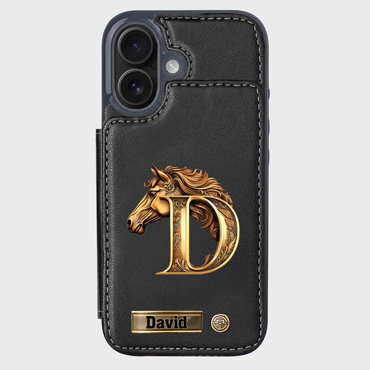 Love Horse - Personalized Horse Wallet Phone Case
