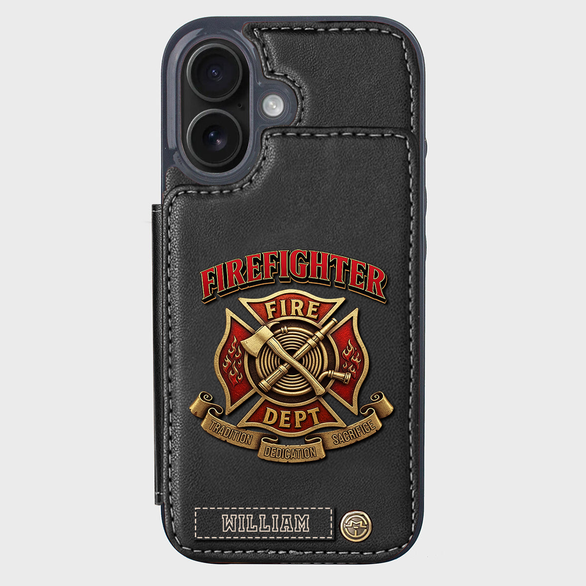 Proud Firefighter - Personalized Firefighter Wallet Phone Case
