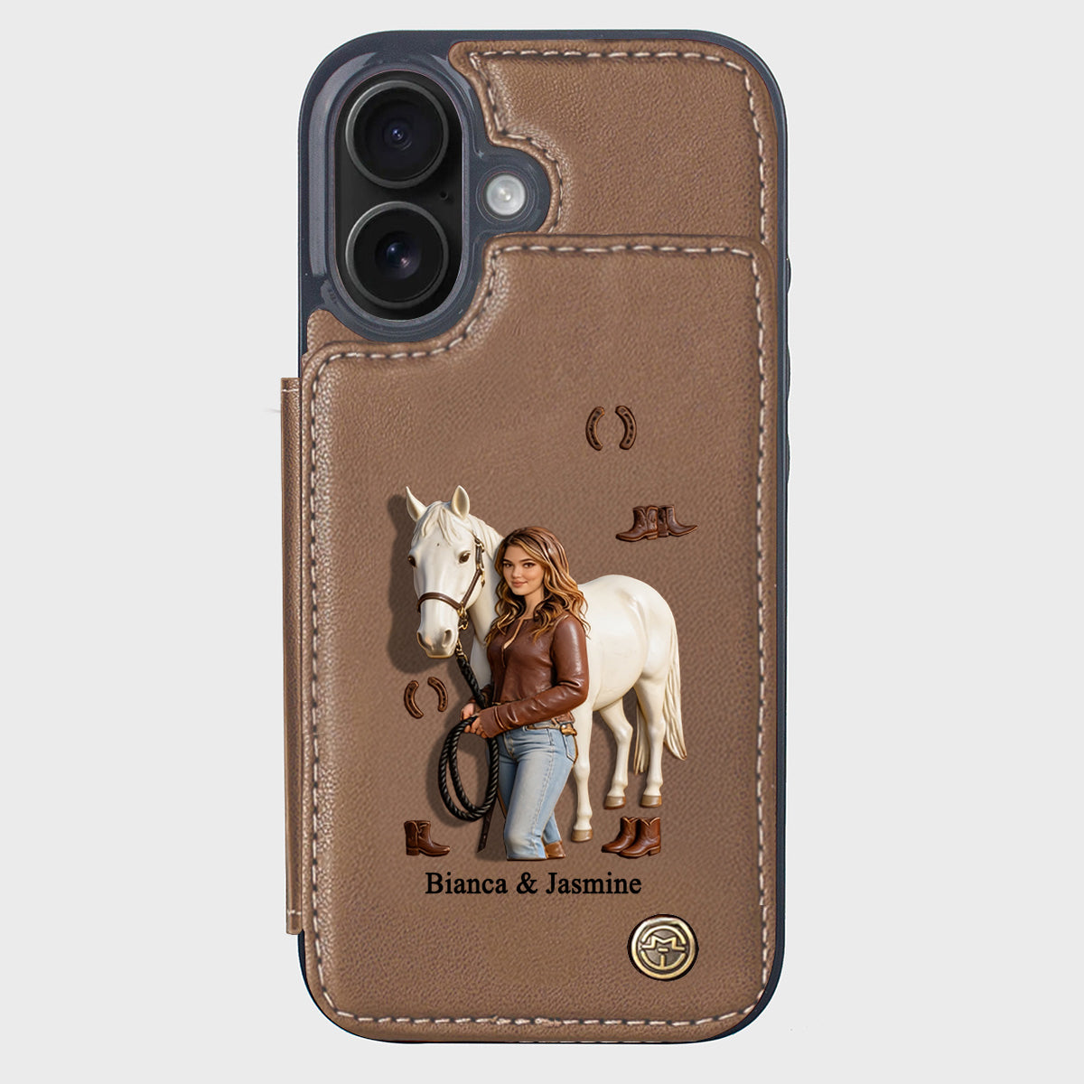 Horse Girl - Personalized Horse Wallet Phone Case