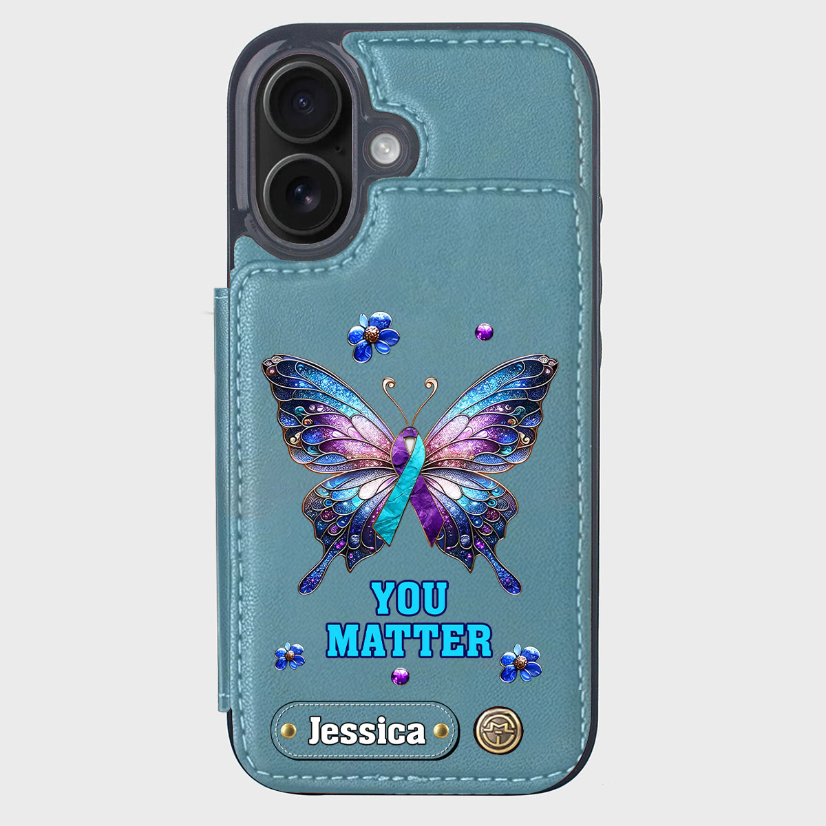 You Matter - Personalized Suicide Prevention Wallet Phone Case