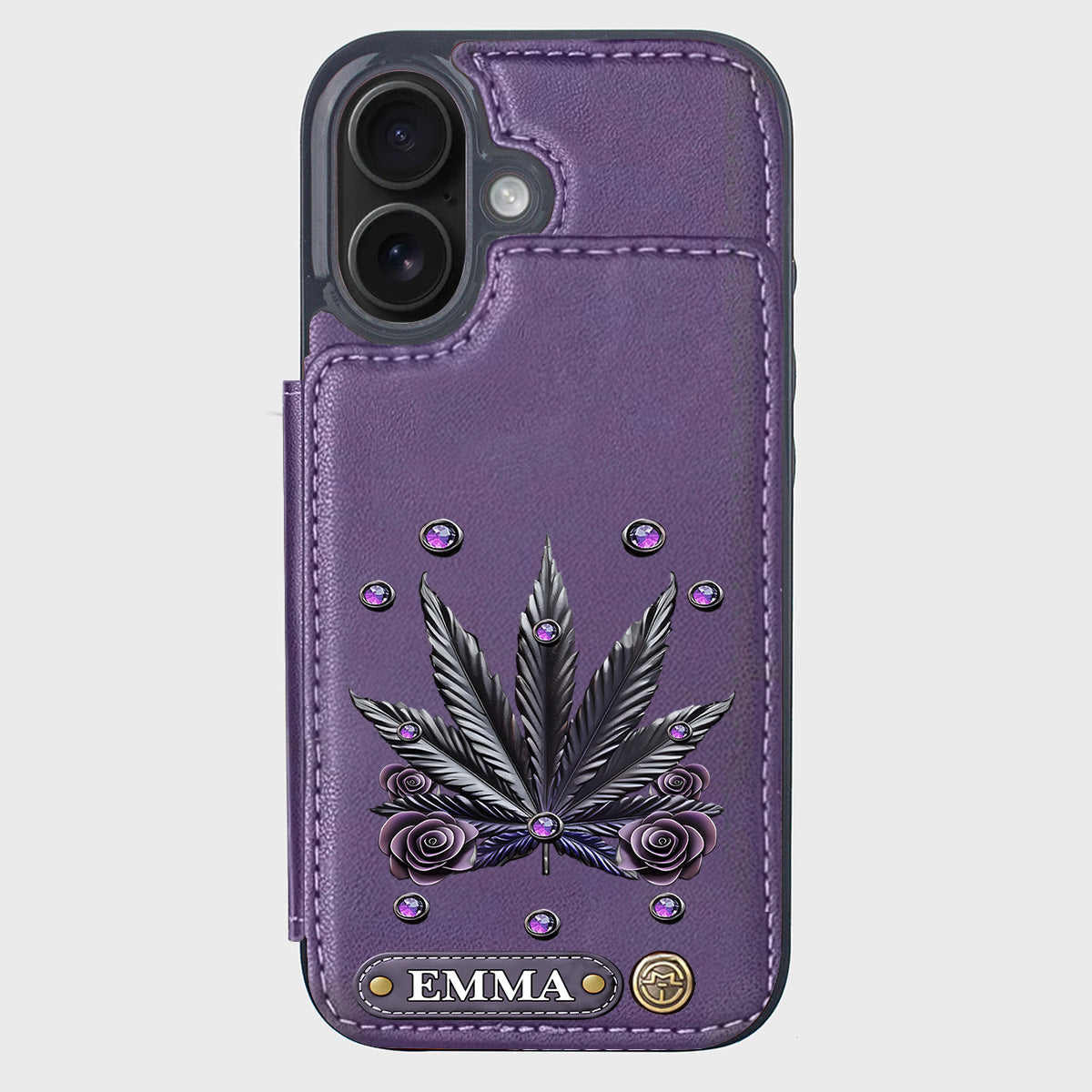 Beautiful Marijuanas - Personalized Weed Wallet Phone Case