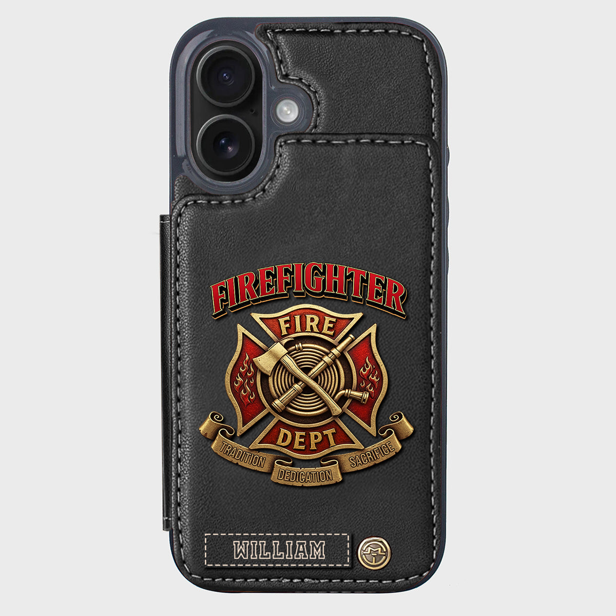 Proud Firefighter - Personalized Firefighter Wallet Phone Case