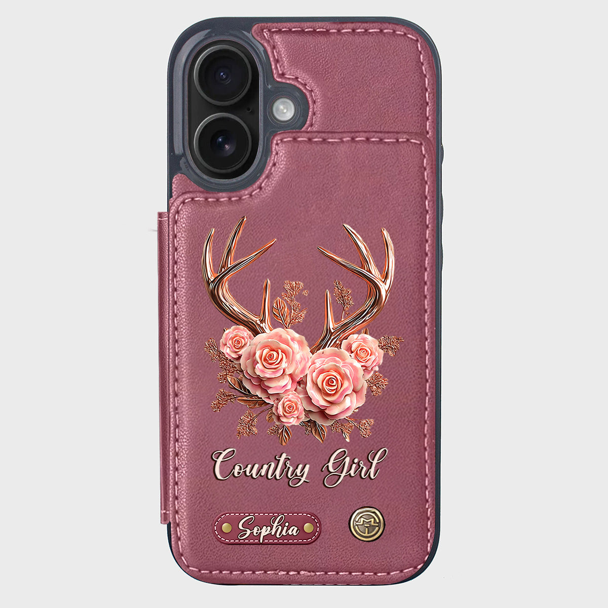 Country Girl - Personalized Hunting Wallet Phone Case