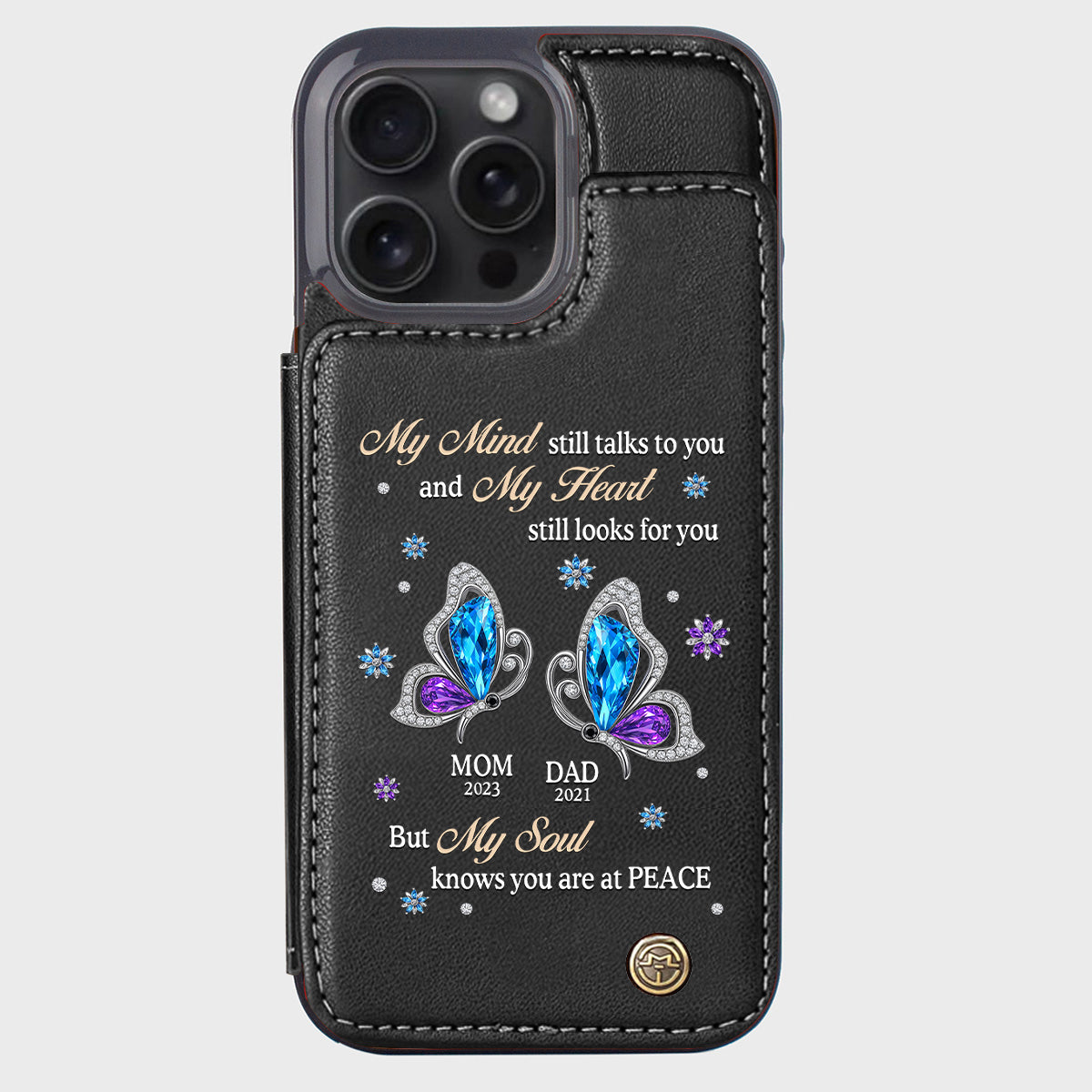 I Love You Forever - Personalized Memorial Wallet Phone Case