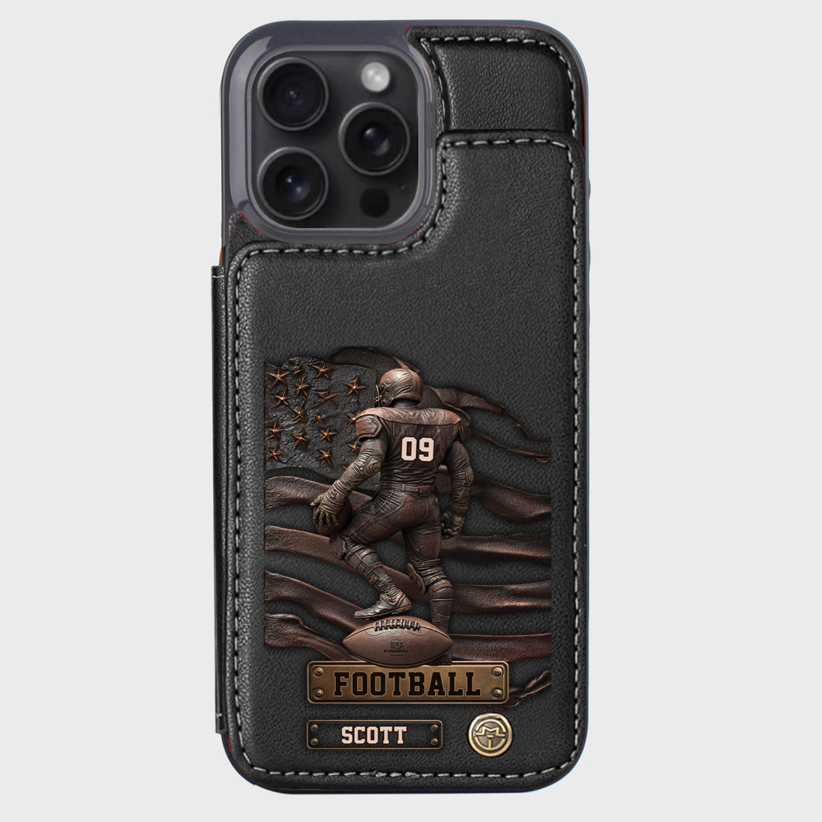 Game Day - Personalized Football Wallet Phone Case