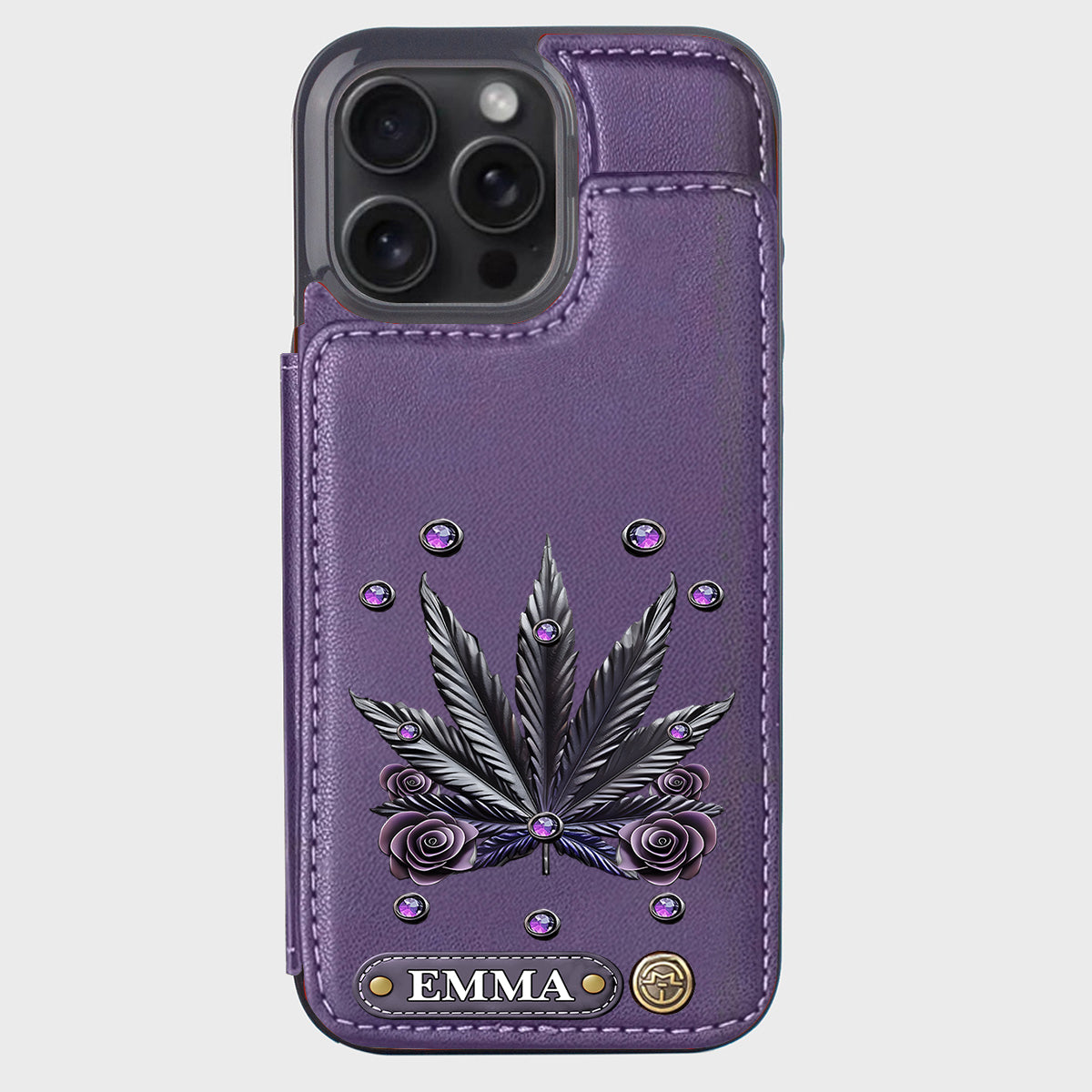 Beautiful Marijuanas - Personalized Weed Wallet Phone Case