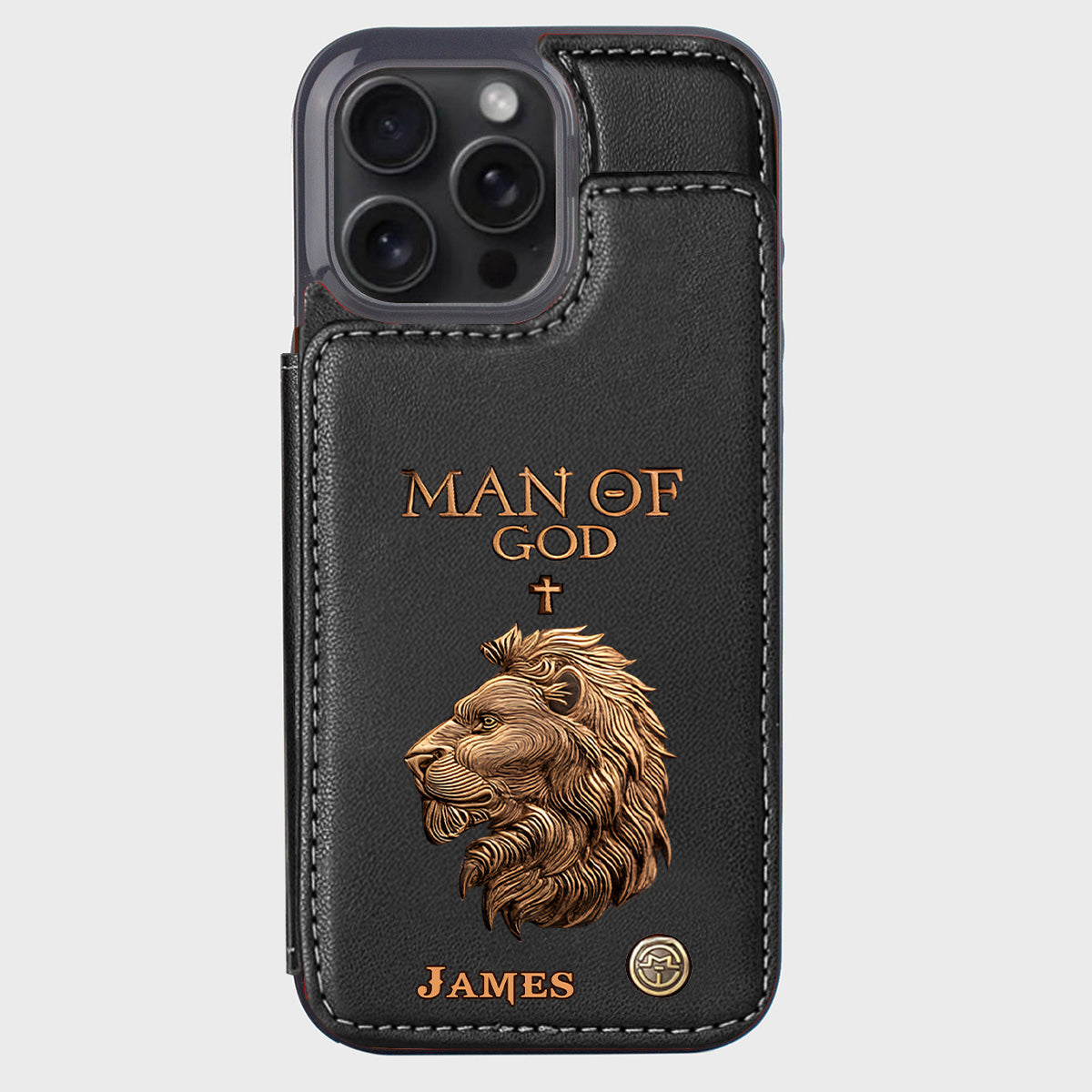 Man Of God - Personalized Christian Wallet Phone Case