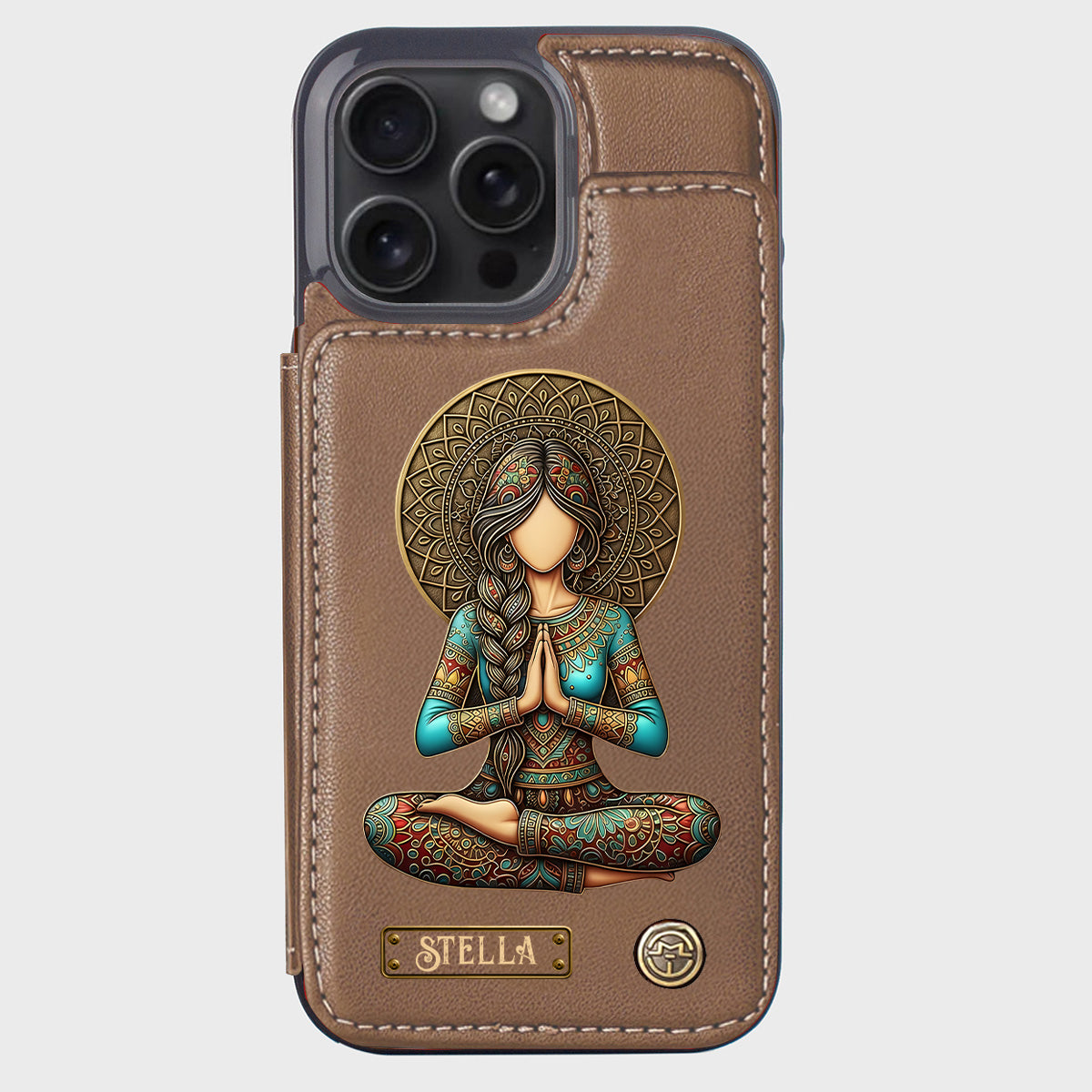 Lose Your Mind Find Your Soul - Personalized Yoga Wallet Phone Case