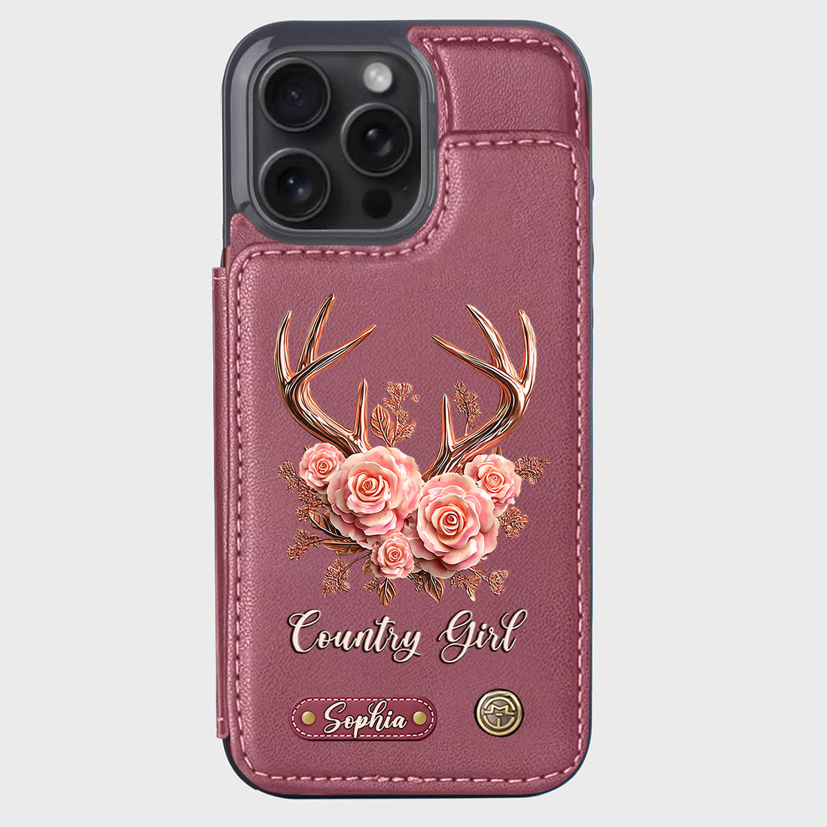 Country Girl - Personalized Hunting Wallet Phone Case