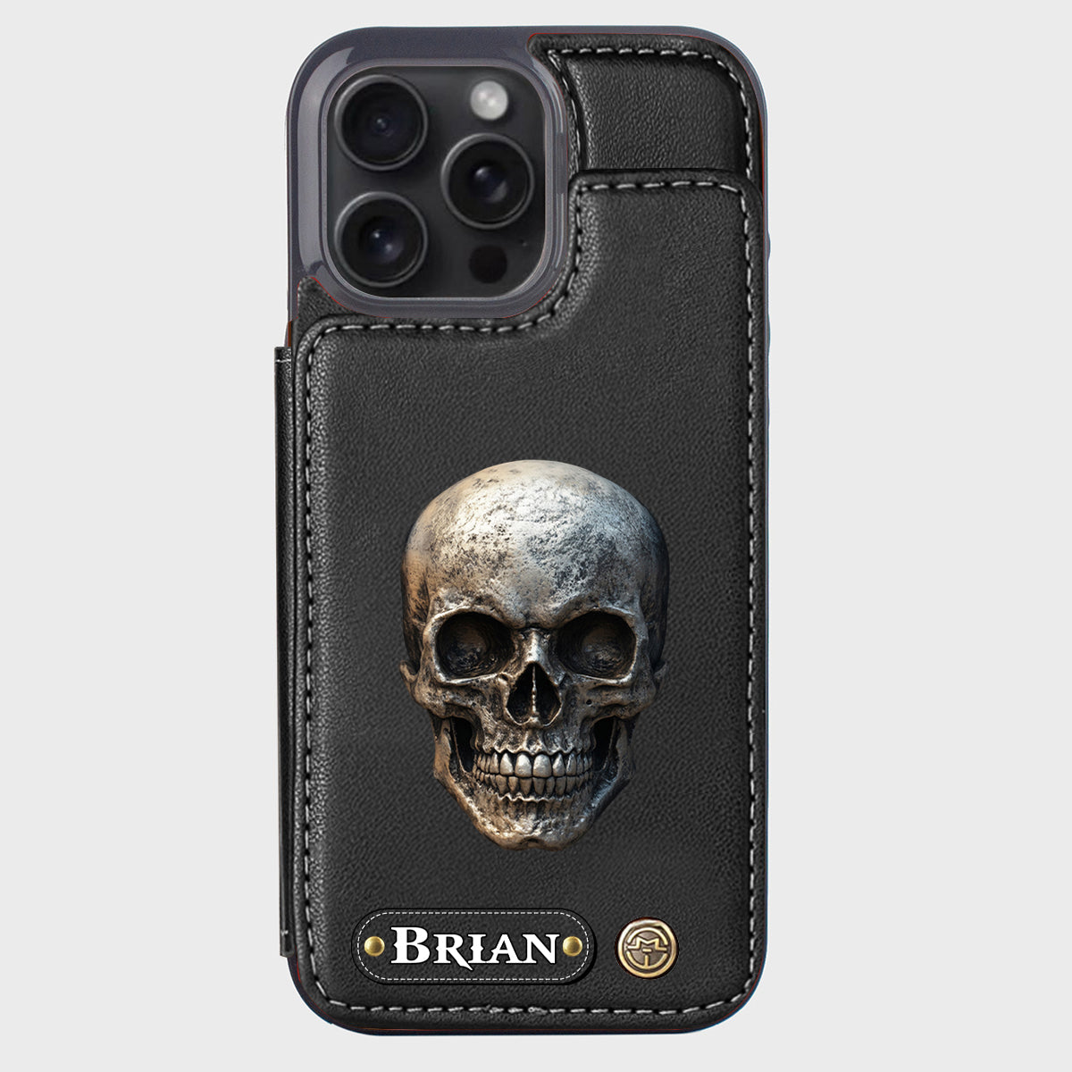 You & Me We Got This - Personalized Skull Wallet Phone Case