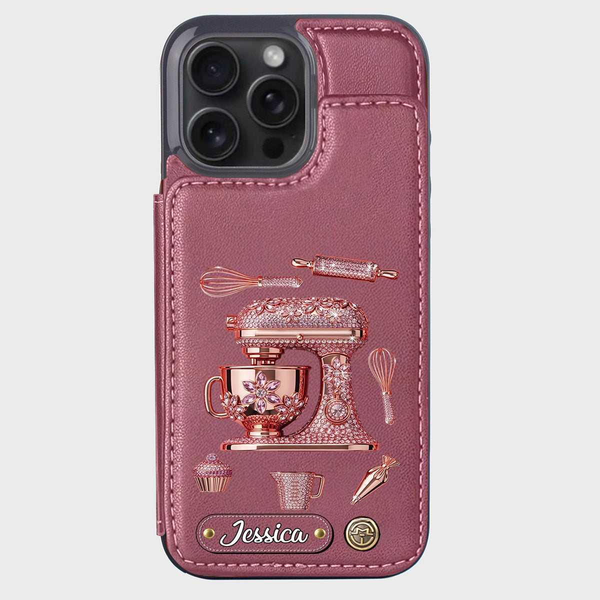 Love Baking - Personalized Baking Wallet Phone Case