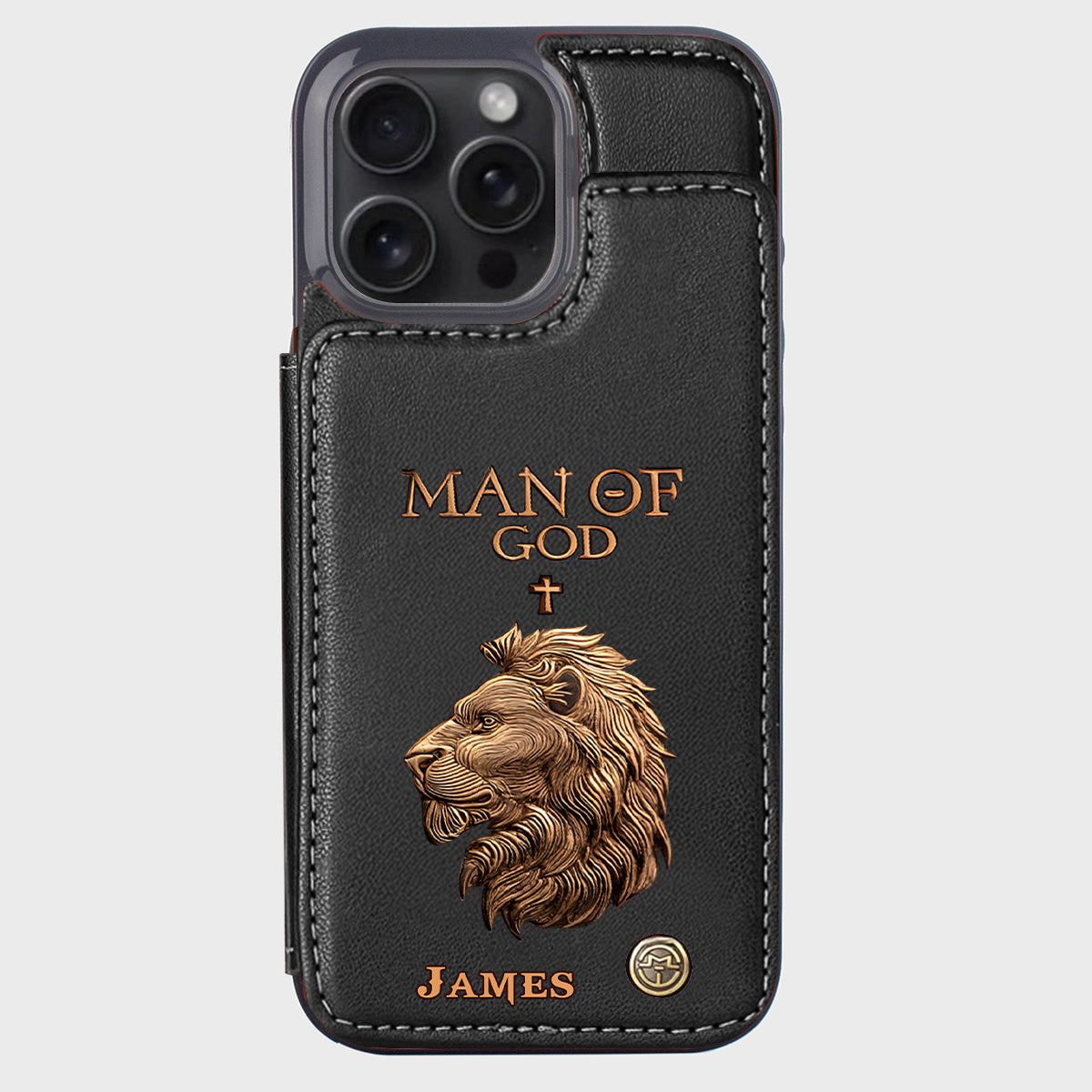 Man Of God - Personalized Christian Wallet Phone Case