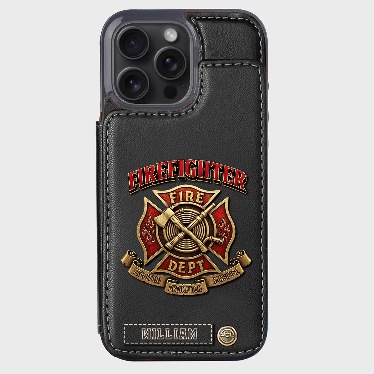 Proud Firefighter - Personalized Firefighter Wallet Phone Case