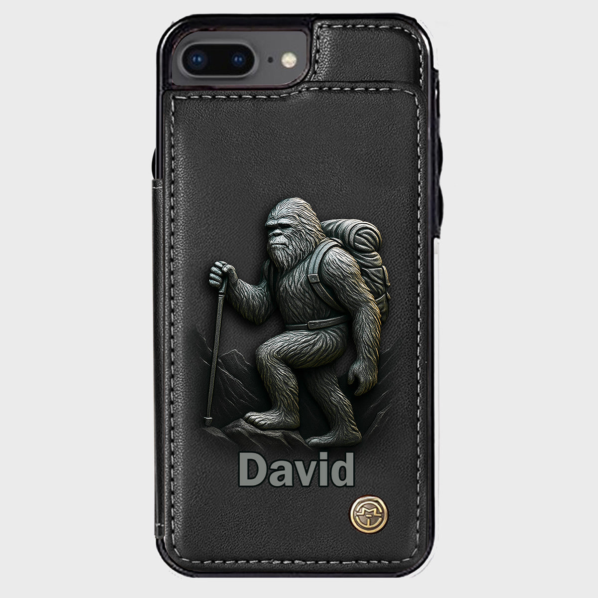 Sasquatch - Personalized Hiking Wallet Phone Case