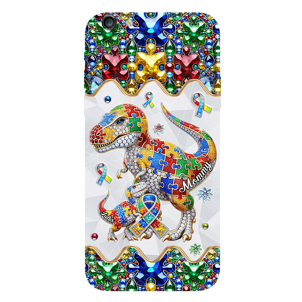 Strong Mama - Personalized Autism Awareness Full Print Phone Case