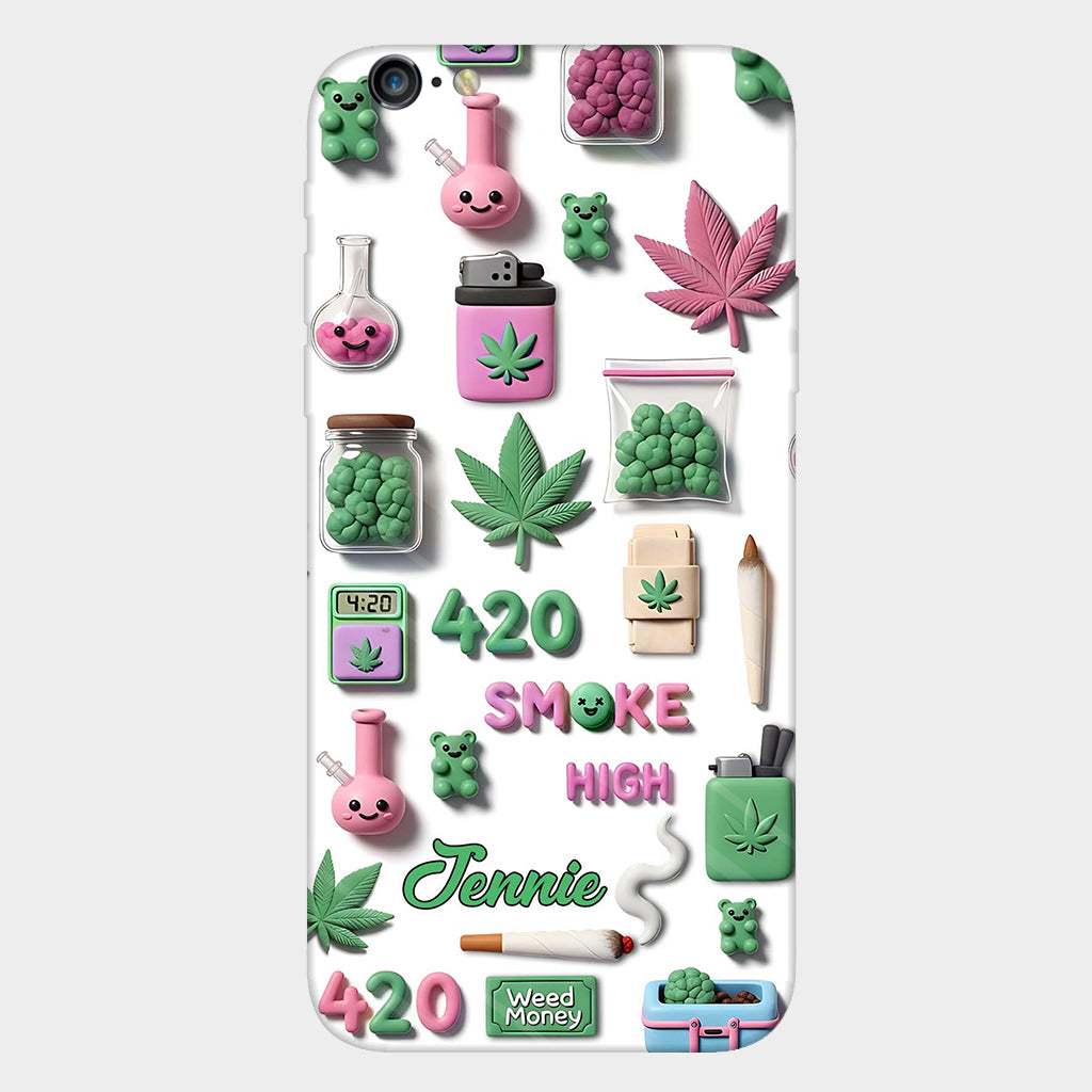 Stoner Chic - Personalized Weed Full Print Phone Case
