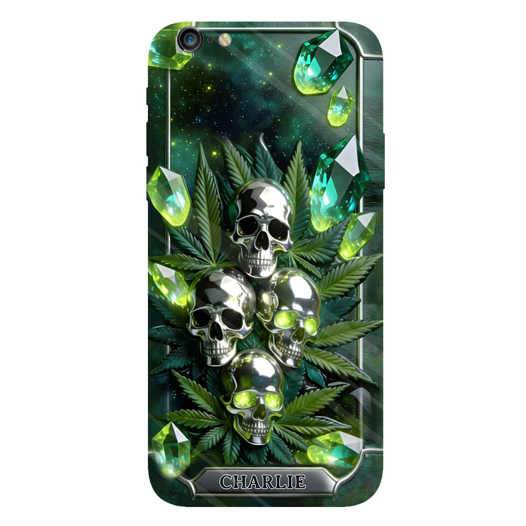 Smokers - Personalized Weed Full Print Phone Case & Phone Grip