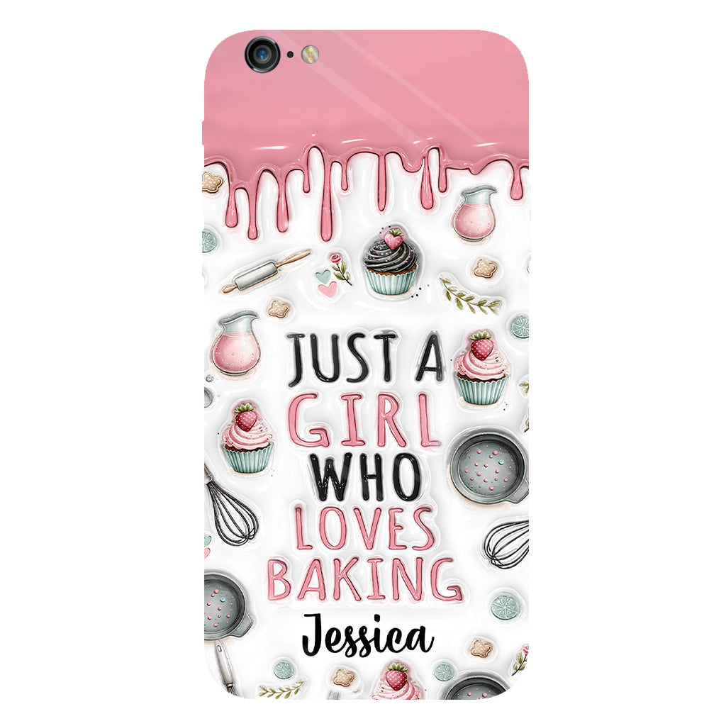 Just A Girl Who Loves Baking - Personalized Baking Full Print Phone Case