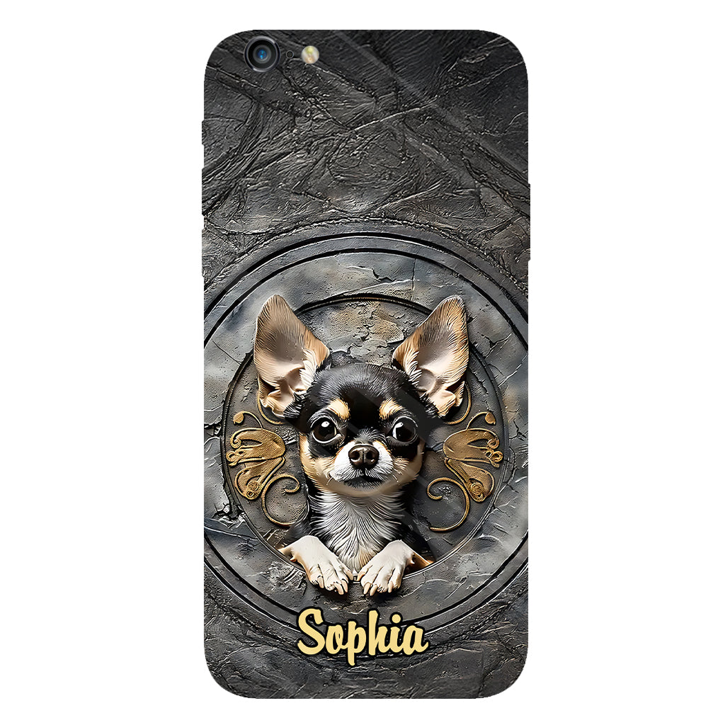 Adorable Chihuahua - Personalized Dog Full Print Phone Case