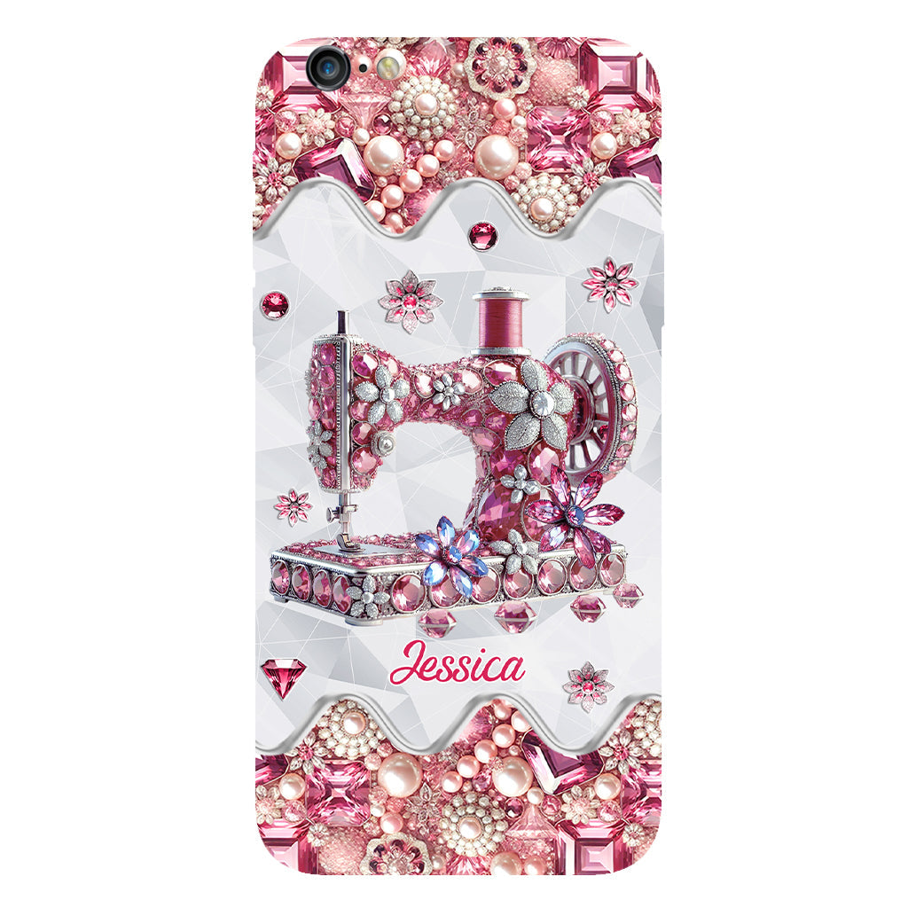 Just A Girl Who Loves Sewing - Personalized Sewing Full Print Phone Case