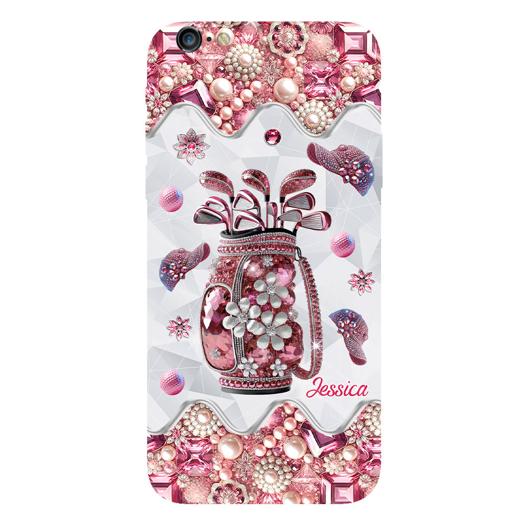 Just A Girl Who Loves Golf - Personalized Golf Full Print Phone Case