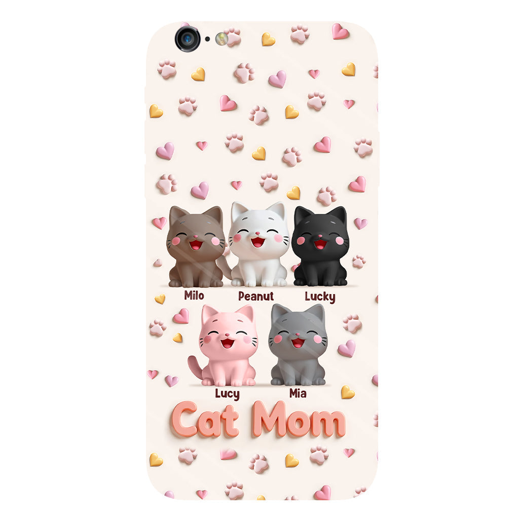 Cat Mom - Personalized Cat Full Print Phone Case