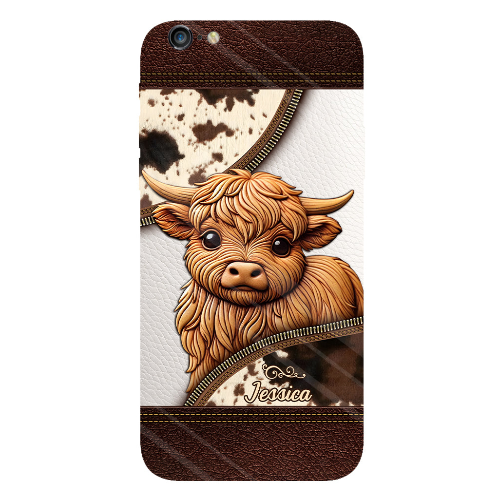 Love Highland Cows - Personalized Full Print Phone Case