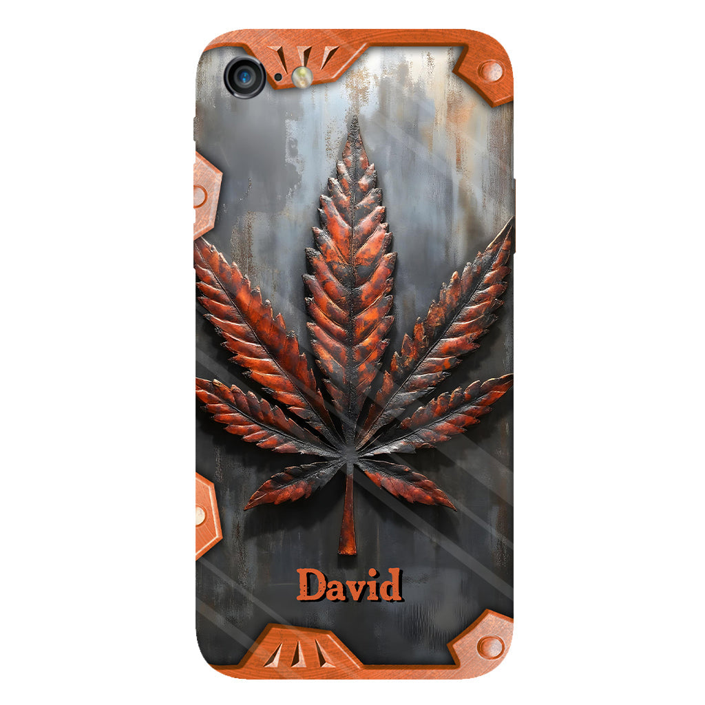 Stunning Leaf - Personalized Weed Full Print Phone Case