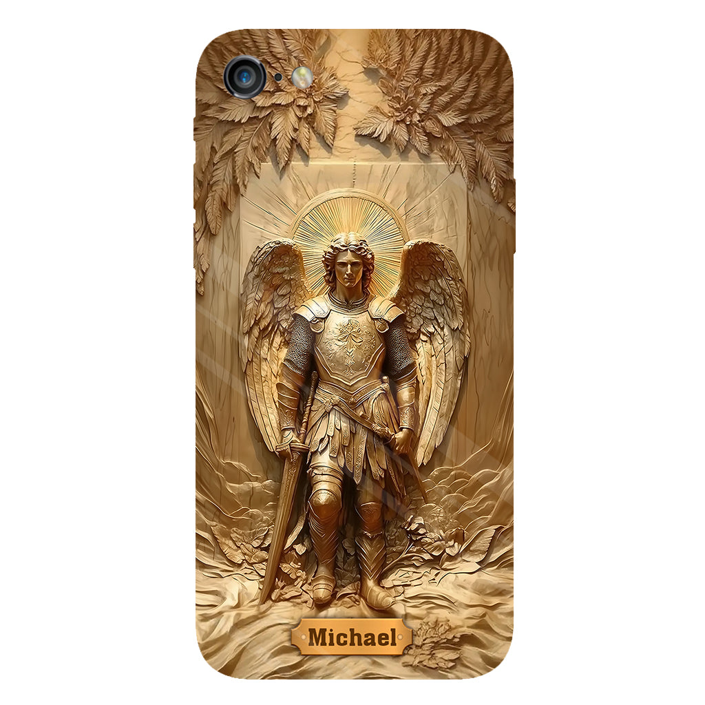 Archangel Michael - Personalized Christian Full Print Phone Case