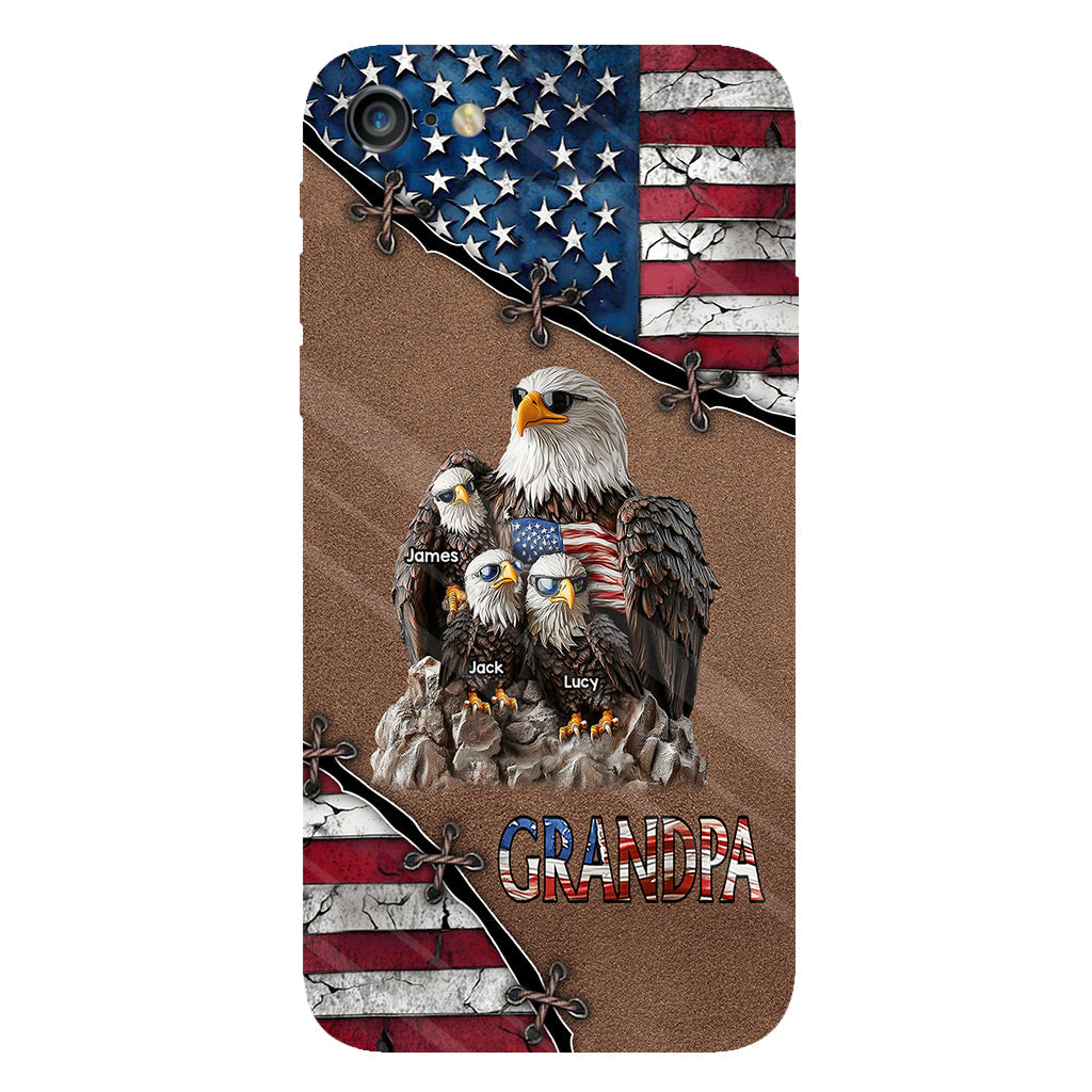 Strong Papa - Personalized Father Full Print Phone Case