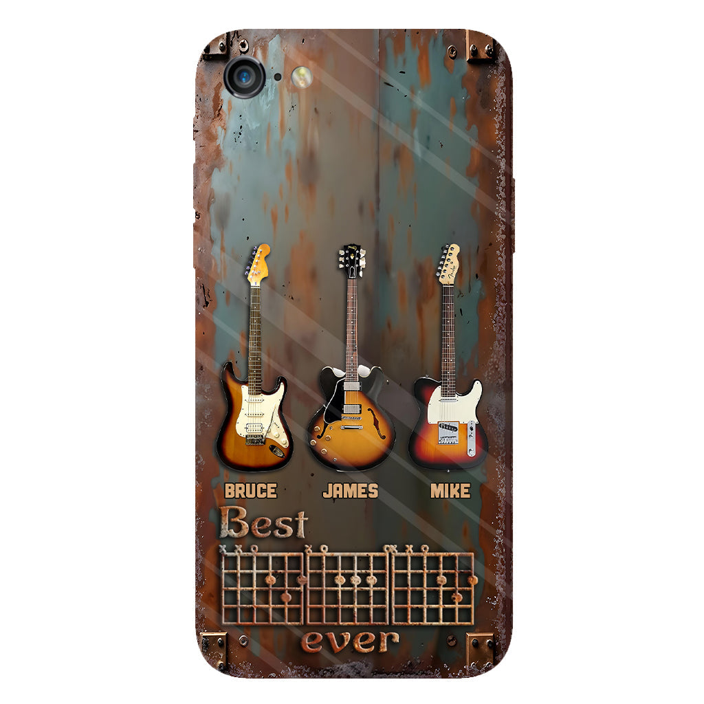 Best Guitar Dad Ever - Personalized Guitar Full Print Phone Case