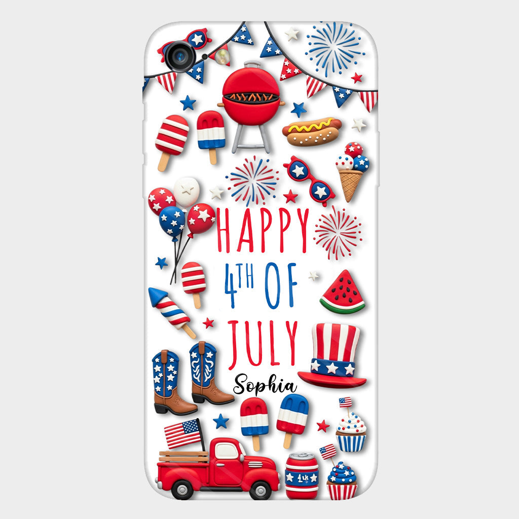 Happy 4th Of July - Personalized Independence Day/ 4th of July Full Print Phone Case